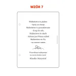 Wyjątkowy prezent na ślub drewniana kartka z kopertą dla pary młodej personalizowana